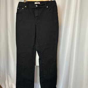 BLACK LEVI'S RELAXED BOOT CUT 550 JEANS - SIZE 12